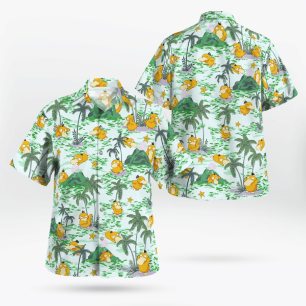 PSYDUCK Hawaiian Shirt Aloha Shirt For Men Women