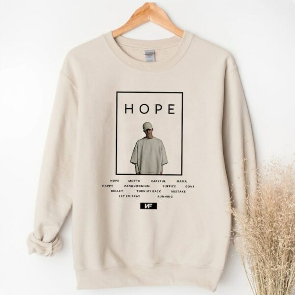 NF Hope T-Shirt Sweatshirt Hoodie, Hope Album Tour Merch Shirt, Best Fan Gift, Concert Tee Wear, Unisex Shirt, Fan Art, Illustration,Artwork